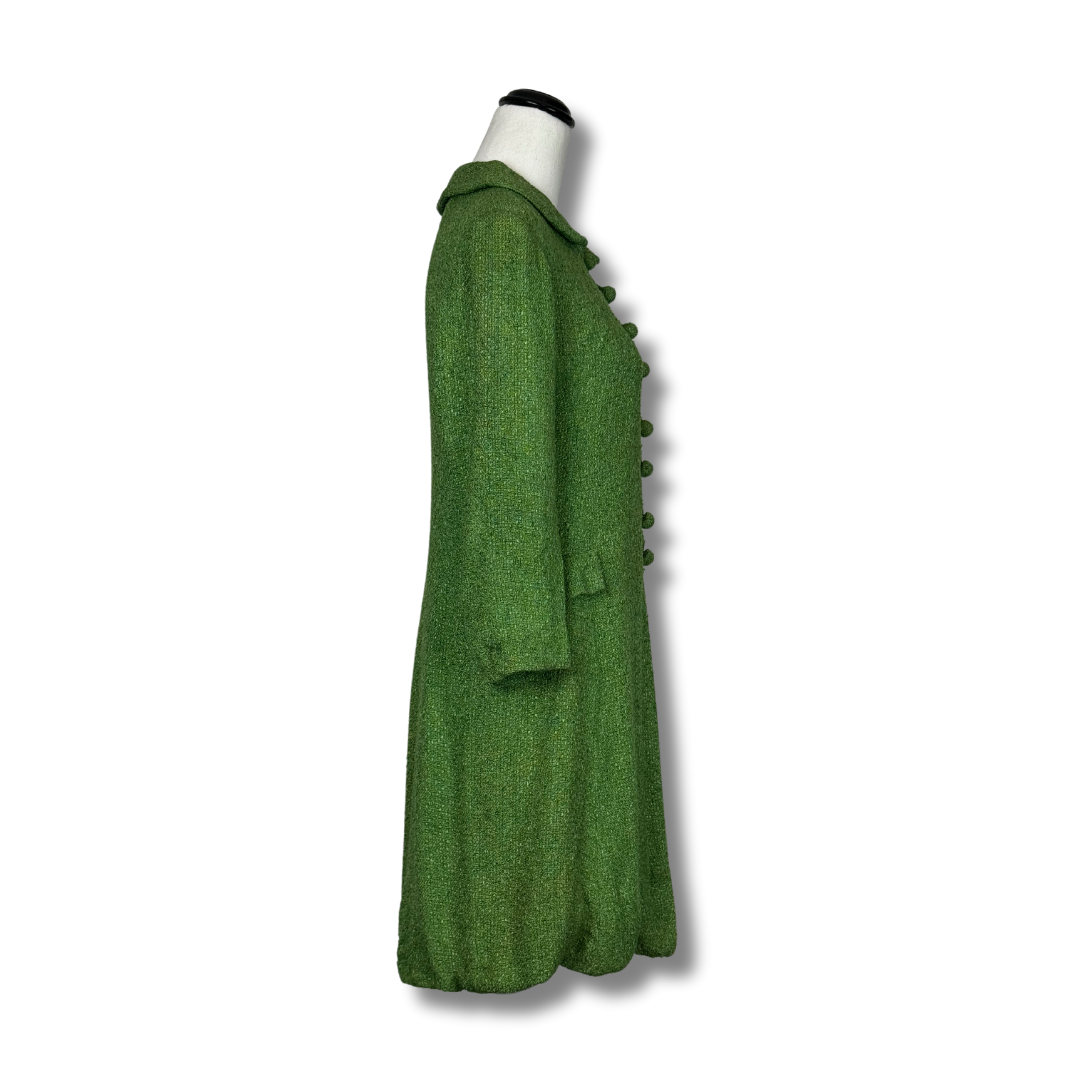 50s Handmade Green Coat