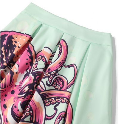 Dolly & Dotty Carolyn Mint Green Octopus Skirt