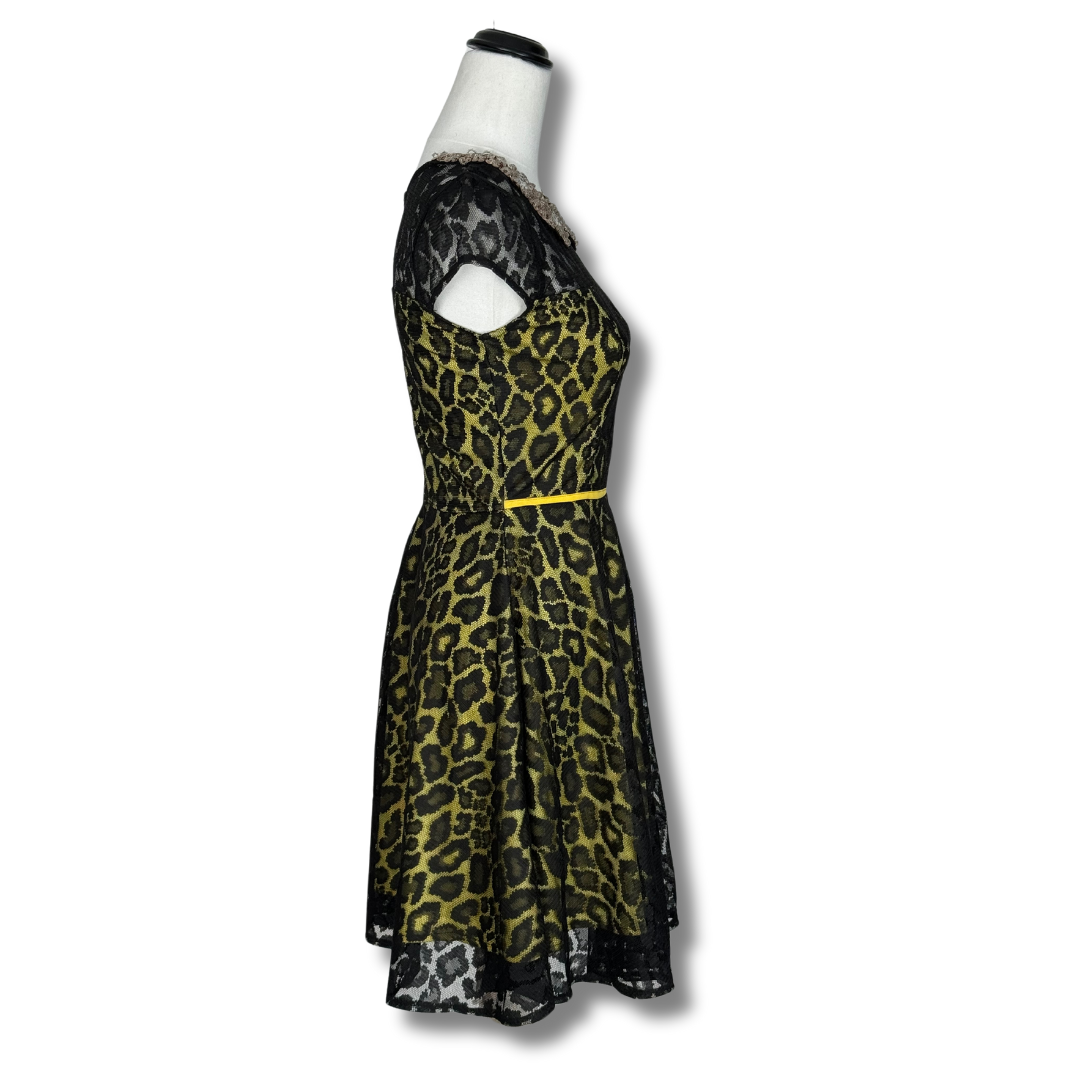 Zara Woman Leopard print retro dress