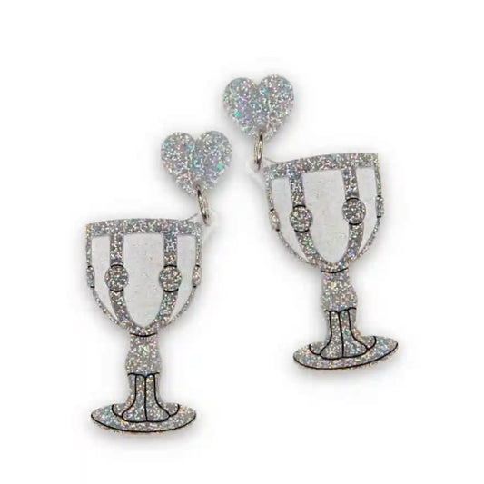 Daisy Jean Designs Vizzini’s cup earrings, The Princess Bride