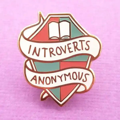 Jubly-Umph Introverts Anonymous Lapel Pin