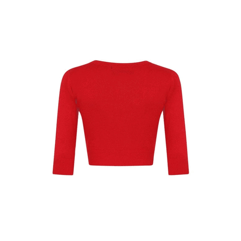 Collectif Lucy Be Bop Red Cardigan