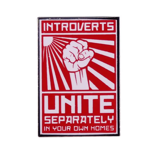 Introverts of my Heart Lapel Pin