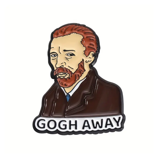 Gogh Away!  Lapel Pin