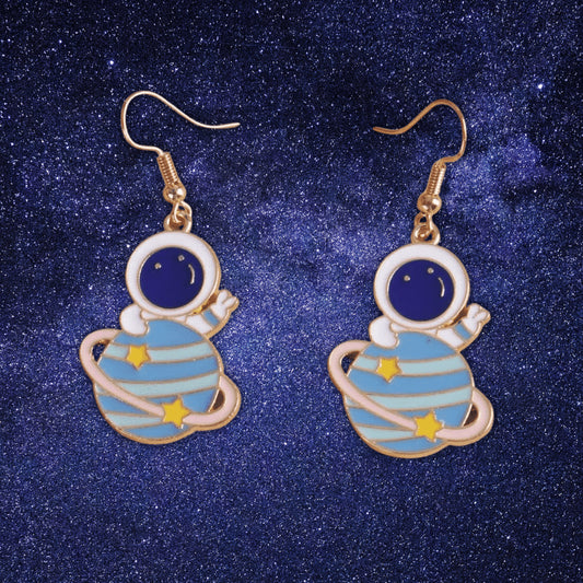 To the moon! earrings