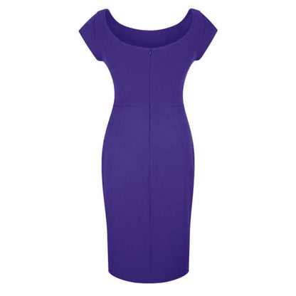 Babette Tillandsia wiggle dress in Purple