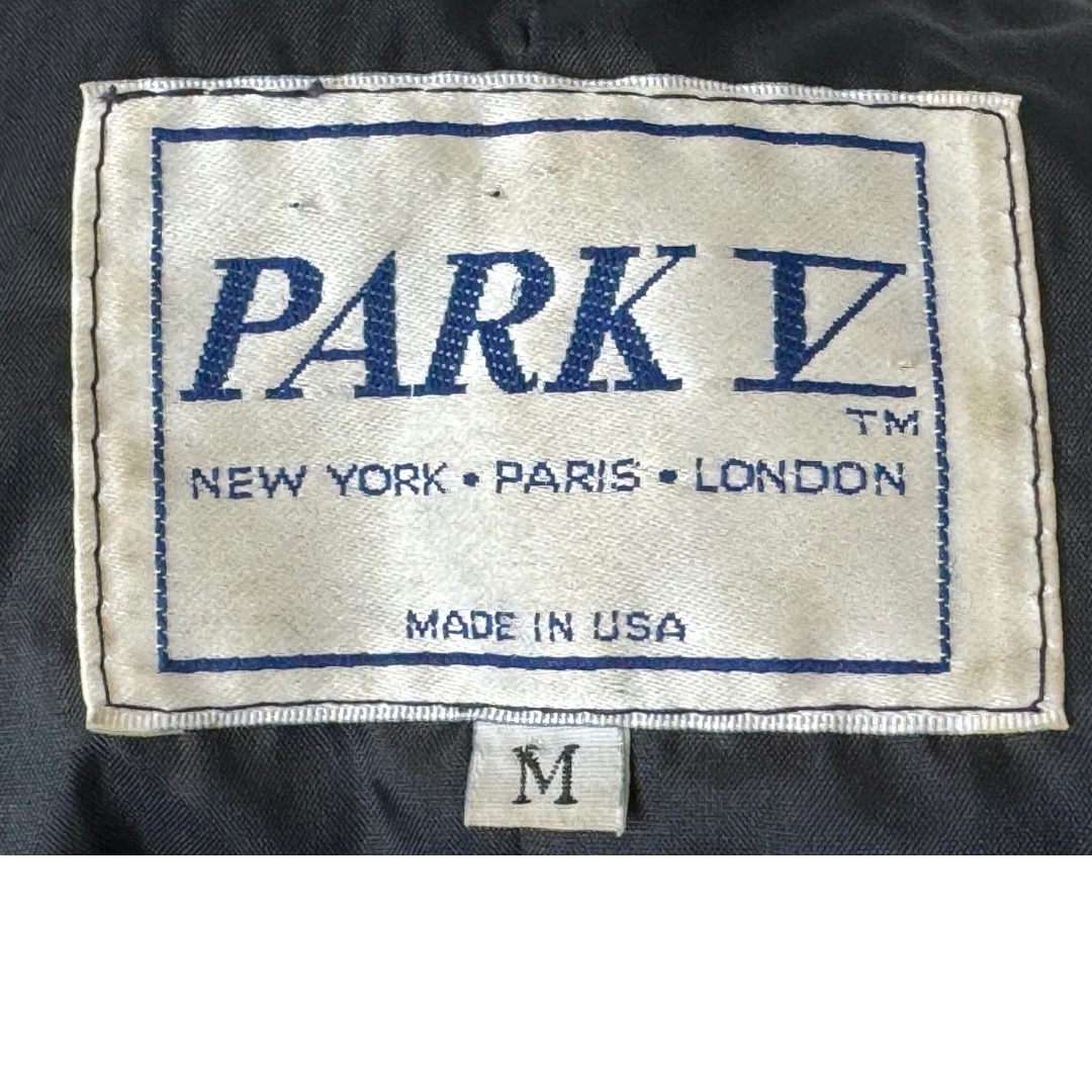 Park V Vintage Motorcycle Leather Jacket