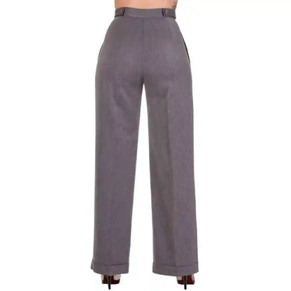 Party on Trousers in Charcoal