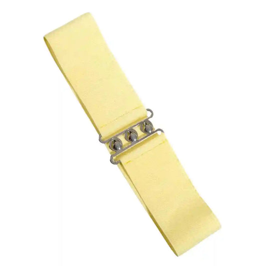 Banned Retro Vintage Stretch Belt in Yellow