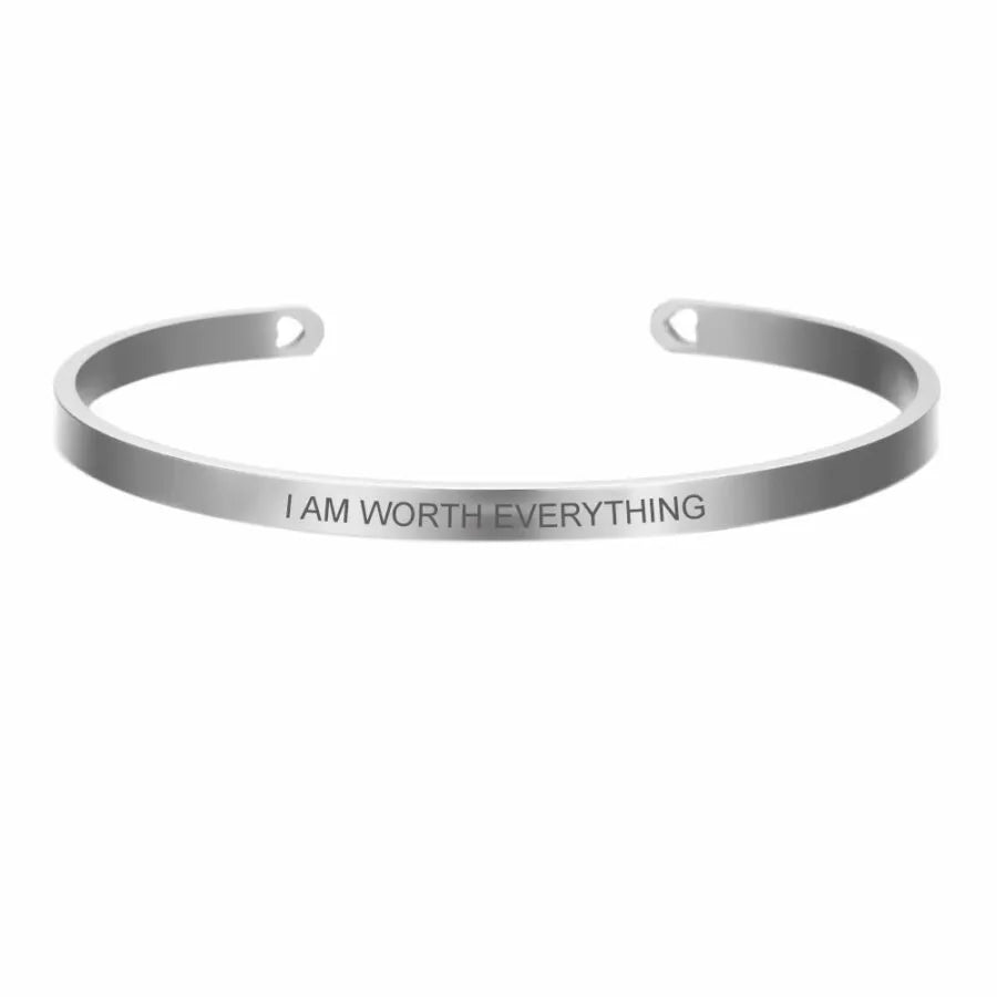 “I am worth everything” bangle