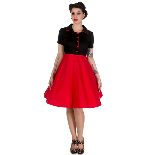 Dolly & Dotty Penelope Diner Dress in Red