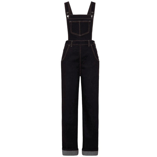 Hell Bunny Elly Mae Dungarees - S