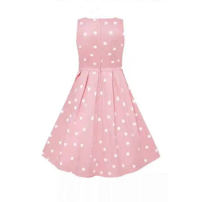 Dolly & Dotty Kids Pink & White Annie Dress
