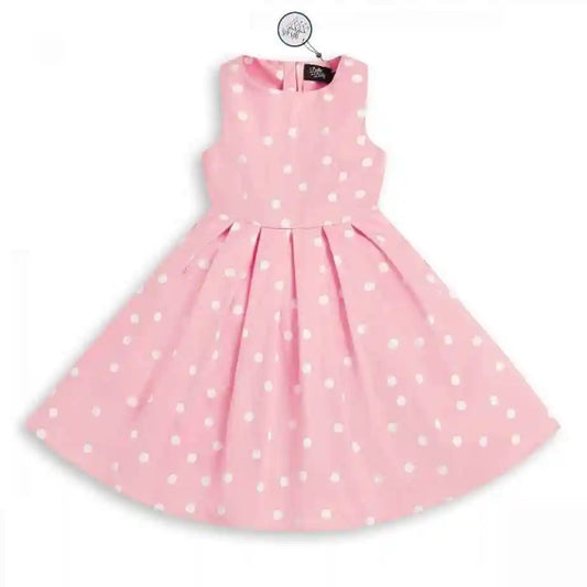 Kids Pink & White Annie Dress