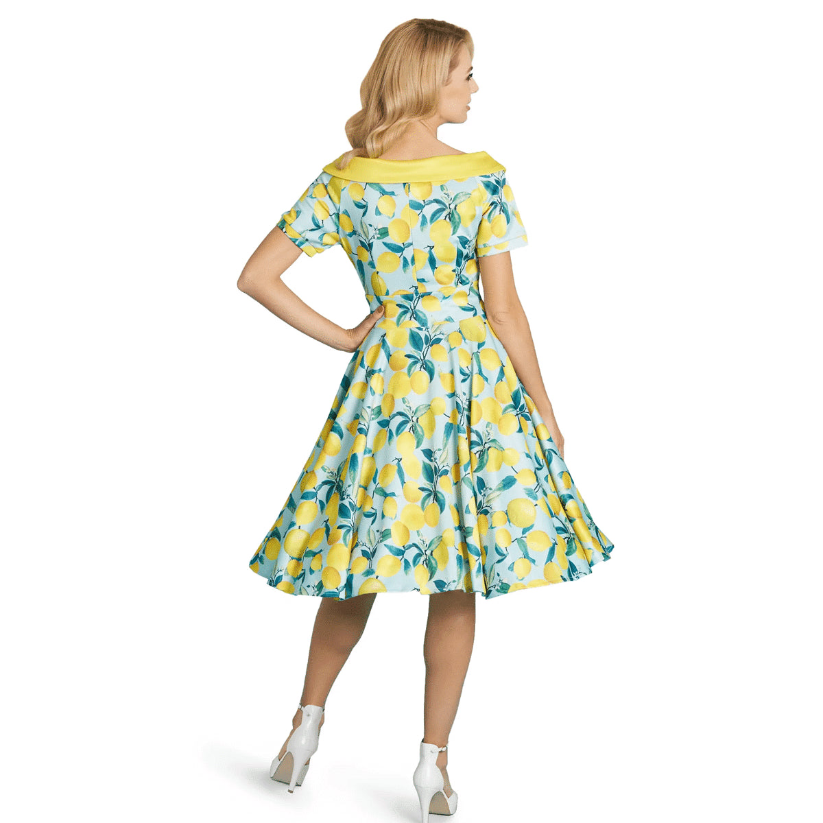 Dolly & Dotty Lemon Print Darlene Dress