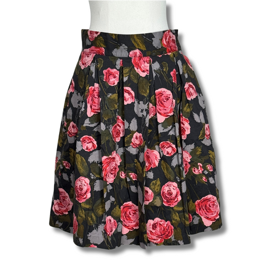 Review Floral Wrap Around Skirt