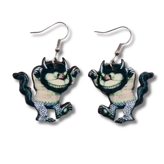 Max Monster Where The Wild Things Are Earrings