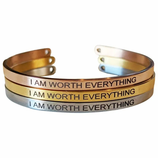“I am worth everything” bangle